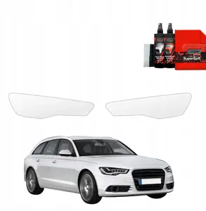Protective headlight film GrizzGlass BodyShield for Audi A6 C7 Avant (2011–2014) 2-in-1