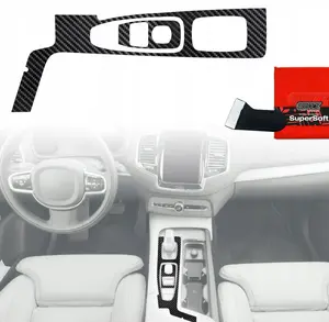 Interior Film GrizzGlass PianoSkin Glossy for Volvo XC90 D5 Drive Mode 2020–2021, 2-in-1