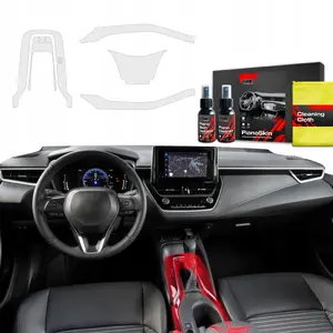 Protective Matte Interior Film GrizzGlass PianoSkin for Toyota Corolla DSG (2019–2025) [4-in-1]