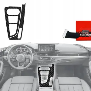 Interior film GrizzGlass PianoSkin Matte for Audi A4 B9 (2014–2018) by GrizzGlass