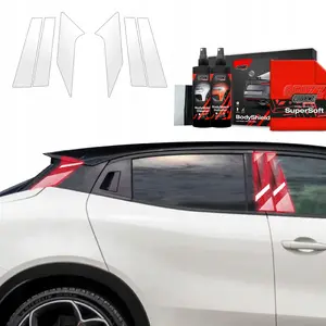 Aizsargplēve statņiem GrizzGlass BodyShield priekš Alfa Romeo Junior 2024–2025 komplekts 6‑in‑1