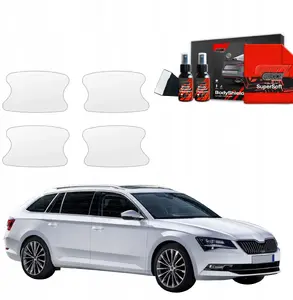 Protective Door Handle Film GrizzGlass BodyShield for Skoda Superb 3 Combi (2016–2019) 4-piece set