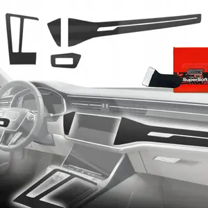 Interior protective film GrizzGlass PianoSkin Matte for Audi RS7 C8 (2018–2025) 4-in-1