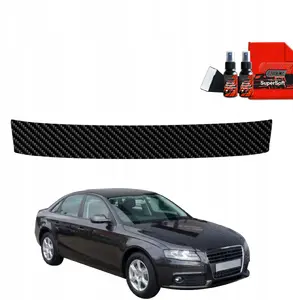Trunk Sill Protection Film GrizzGlass BodyShield for Audi A4 B8 Sedan (2007–2011) – carbon finish