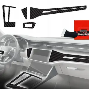 Interior protective film GrizzGlass PianoSkin Matte for Audi RS6 C8 (2018–2025) 4-in-1