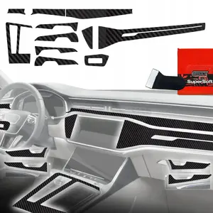 Interjera plēve GrizzGlass PianoSkin Matte priekš Audi A7 C8 (2018–2025) 11 vienībās