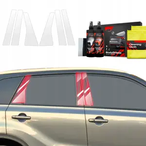 Aizsargplēve statņiem GrizzGlass BodyShield priekš Suzuki Vitara Facelift (2024–2025) 6‑1