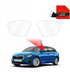 Rain protection film for mirrors GrizzGlass ZeroDrop for Skoda Scala (2019–2023)