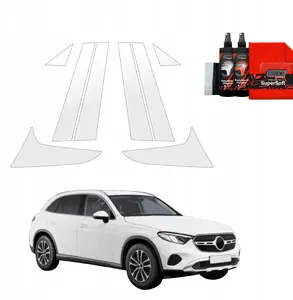 Защитная пленка GrizzGlass BodyShield для Mercedes GLC Wagon (2025) — комплект для накладок стоек [8 шт.]