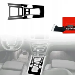 Interior Film GrizzGlass PianoSkin Glossy for Peugeot 508 (2010–2018) — 4-in-1 set