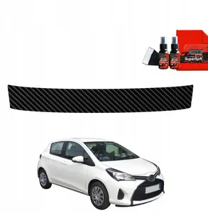 Aizsargvāka bagāžas nodalījuma sliekšņa plēve GrizzGlass BodyShield Toyota Yaris (2011–2016) — oglekļa tekstūra