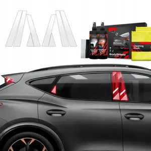 Aizsargplēve uz statņiem GrizzGlass BodyShield priekš Cupra Formentor (2020–2024), komplekts 8 gab.