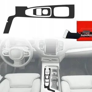 Interior protective film GrizzGlass PianoSkin Matte for Volvo XC90 D5 Drive Mode 2020–2021, 2-in-1