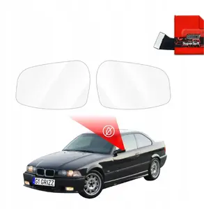 Ūdens atgrūdoša spoguļu plēve GrizzGlass ZeroDrop priekš BMW 3 E36 Coupe (1991–1999) — GrizzGlass