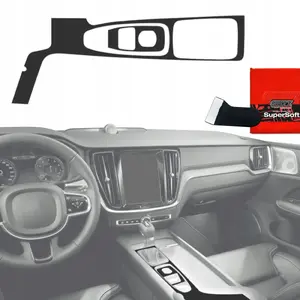 Interior protective film GrizzGlass PianoSkin Matte for Volvo XC90 D4 Drive Mode (2014–2017) 2-in-1