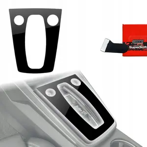 Interior film GrizzGlass PianoSkin Glossy for Audi S3 8Y Facelift 2024–2025 — glossy piano black trim overlay