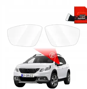 Pretlietus spoguļu plēve GrizzGlass ZeroDrop priekš Peugeot 2008 (2013–2019)