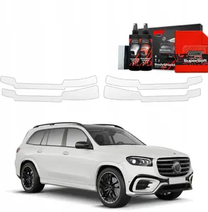 Protective door sill film GrizzGlass BodyShield for Mercedes GLS 450d (2023–2025) 4-piece set