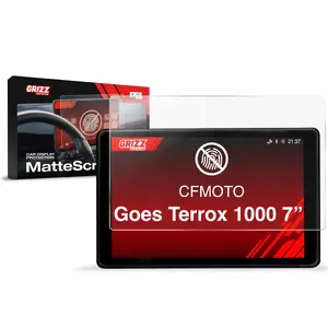 Screen Protector GrizzGlass CarDisplay Protection for CFMOTO Goes Terrox 1000 7-inch matte