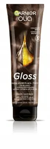 Hair color gloss mask GARNIER Olia Cool Brown 150 ml — color-depositing toner mask