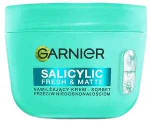 No name GARNIER Salicylic Fresh & Matte mitrinošs krēms-sorbets 85 ml — pret nepilnībām