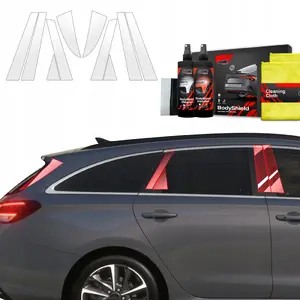 Protective pillar film GrizzGlass BodyShield for Hyundai i30 Wagon (2020–2025) set 10 pieces