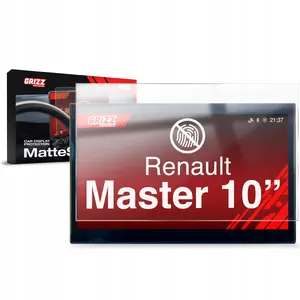GrizzGlass CarDisplay Protection film for Renault Master 10" screen (2025–2026) matte