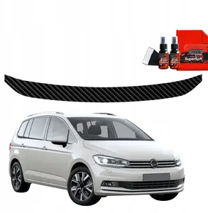 Bagāžnieka sliekšņa aizsargplēve GrizzGlass BodyShield priekš Volkswagen Touran (2024–2025) — oglekļa (carbon) dizains