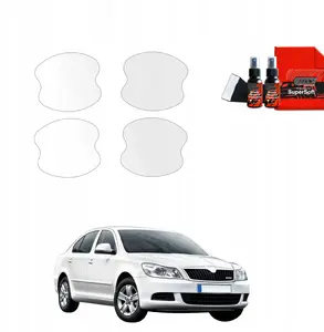 Protective door handle film GrizzGlass BodyShield for Skoda Octavia II Sedan Facelift (2008–2013) 4-piece set