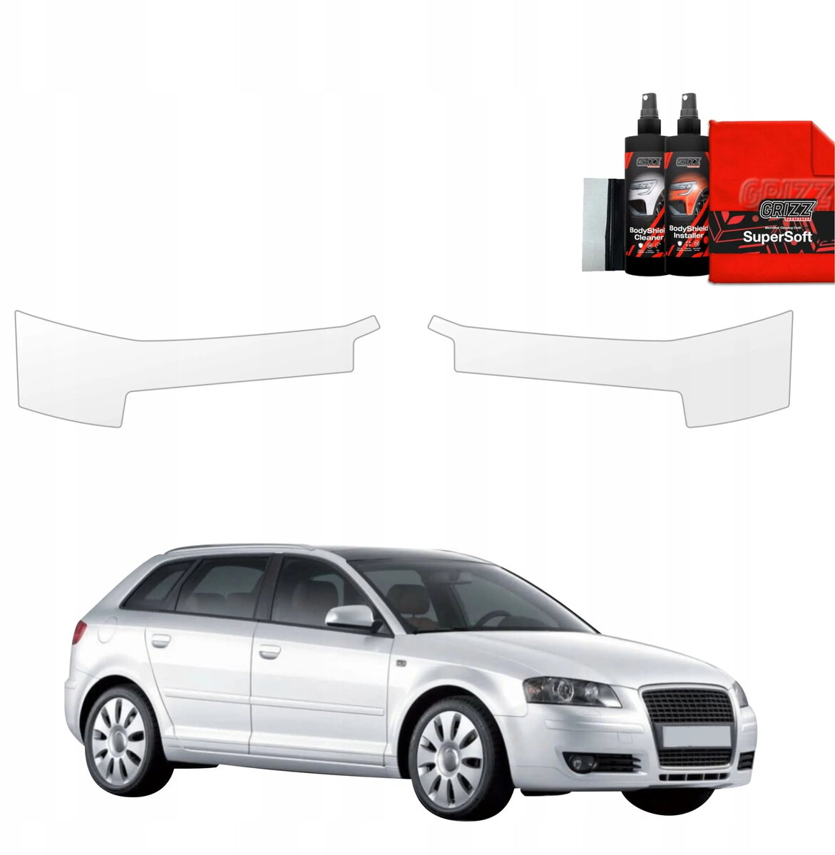 Aizsargplēve sliekšņiem GrizzGlass BodyShield priekš Audi