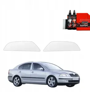 Protective headlight film GrizzGlass BodyShield for Skoda Octavia II (2004–2008) 2-in-1