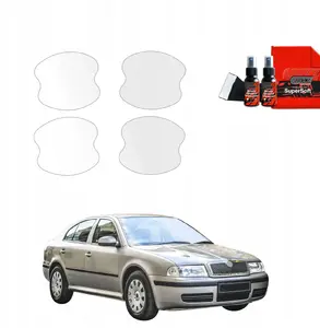 Protective film GrizzGlass BodyShield for door handles — Skoda Octavia (1996–2010), set 4 pieces