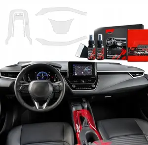 Protective Matte Interior Film GrizzGlass PianoSkin for Toyota Corolla Cross Drive Mode (2019–2025) 4-piece set
