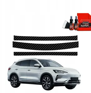 Aizsargplēve bagāžas nodalījuma slieksnim GrizzGlass BodyShield priekš BYD Seal U (2024–2025) — oglekļa tekstūra, 3‑1