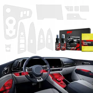 Protective matte interior film GrizzGlass PianoSkin for Kia Sportage 5 Hybrid (2021–2024) set [11w1]
