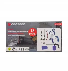 Пневматический набор инструментов Forsage F-8031K18-G — 18 предметов