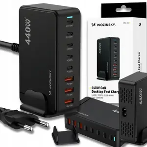 Charging Station Wozinsky WSL-440 440W GaN QC3 – black