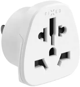 Adapter USB FIXED FIXCT-US — travel power plug adapter for EU/UK/AUS chargers to US sockets, white