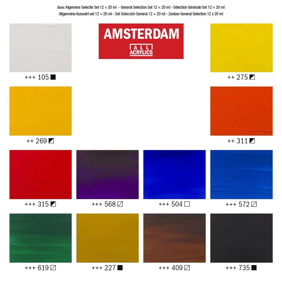 Talens Amsterdam acrylic paint 20 ml tube Photo 4