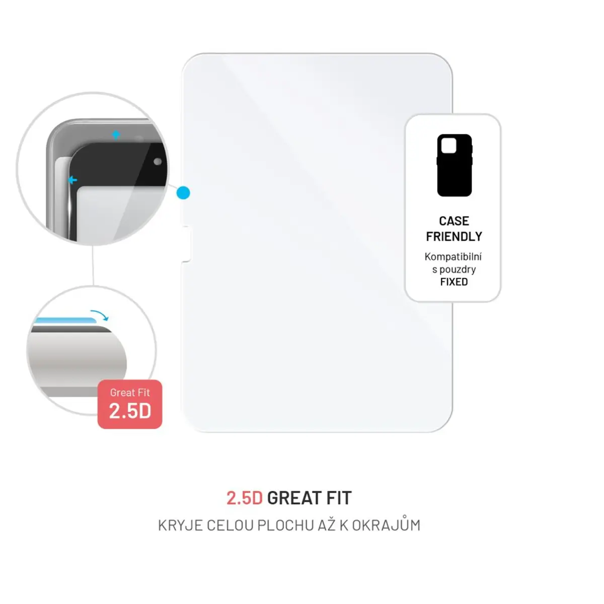 FIXED 2.5D Tempered Glass for iPad 10.9" / 11" Photo 2