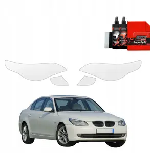 Protective headlight film GrizzGlass BodyShield for BMW 5 Series E60 Sedan 4-door (2007–2010) set 4-in-1