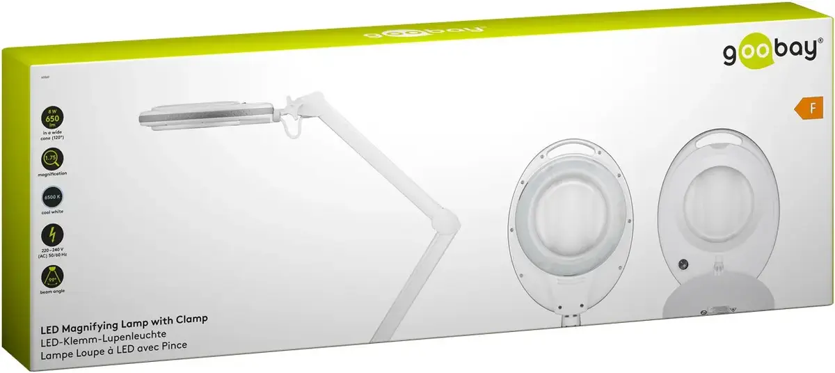 GOOBAY LED palielināmais lukturis 60360 — 8 W, 1,75× Photo 8