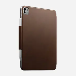 Tablet cover Maroo Nomad Leather Folio for iPad Pro 11" (27.9 cm) — Brown, leather & microfibre, stand mode