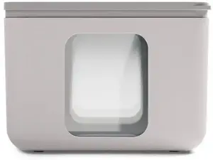 Storage container Wamar-Sosenka QUADRO XS, gray, size XS