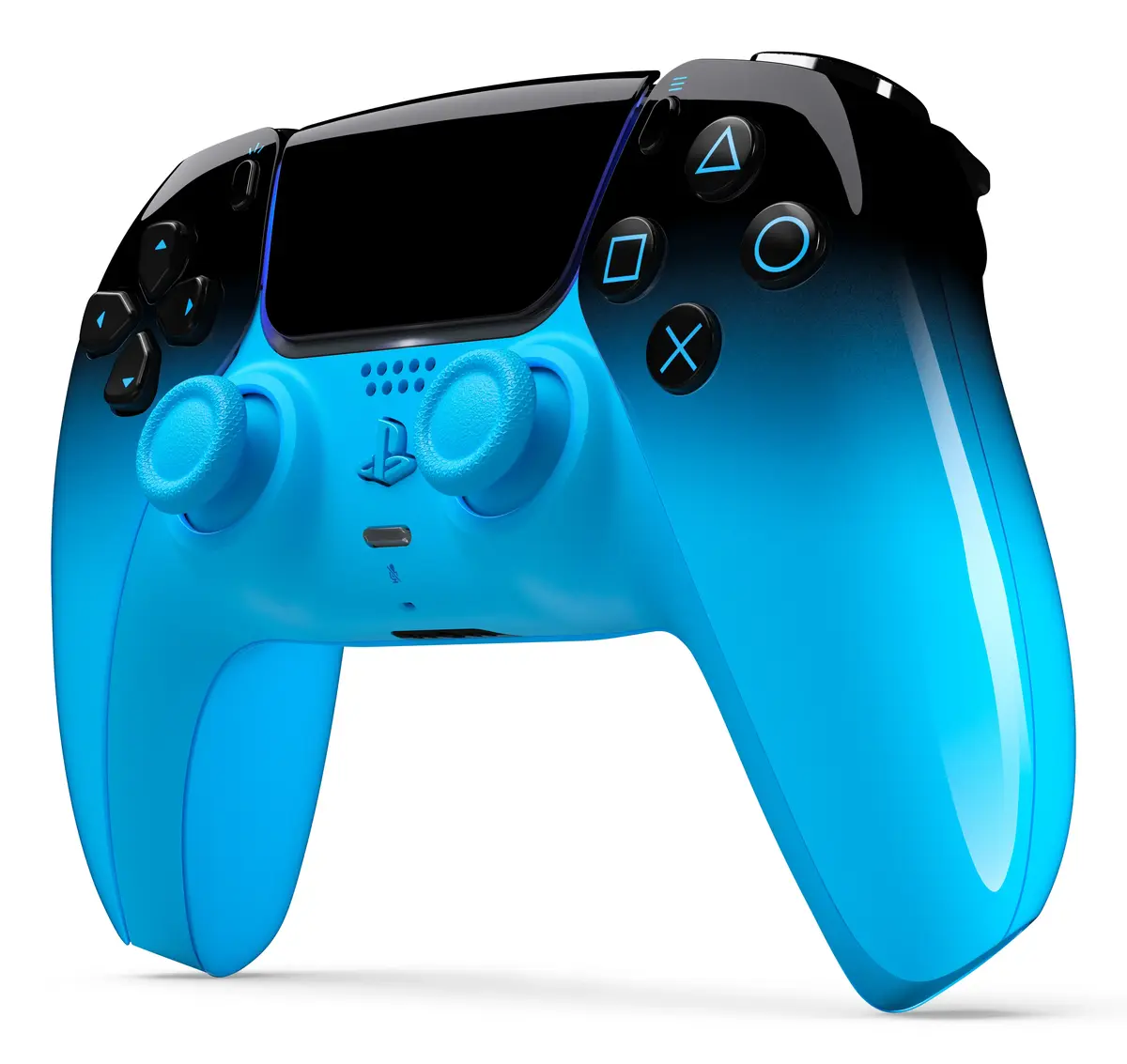 Sony DualSense zils gamepads — Bluetooth/USB, USB‑C Photo 2