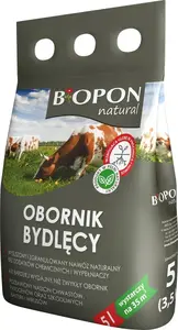 Fertilizer BIOPON Biopon Obornik Granulowany Bydlęcy 5 l — granular cattle manure, 5 liters