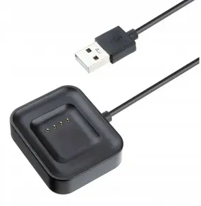 Зарядный USB кабель FIXED для Xiaomi Mi Watch Lite — сменный кабель, чёрный