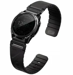 Watch strap Uniq 26mm for Garmin, model UNIQ1929, black, fluorescent detail