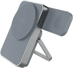 Power bank FIXED MagZen5 Stand with integrated Apple Watch charger, MagSafe support, 5000 mAh, gray