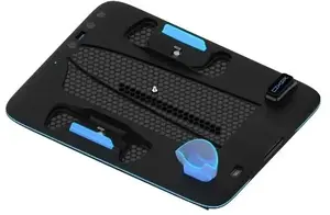 Dzesēšanas un lādēšanas statīvs Yaxo ICE STORM NE priekš PS5 / PS5 Slim / PS5 Pro — Techno Black